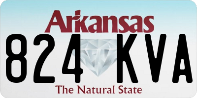 AR license plate 824KVA