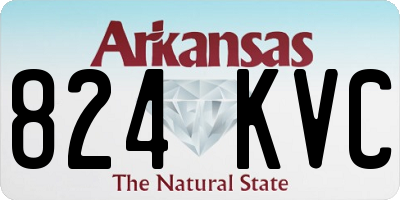 AR license plate 824KVC