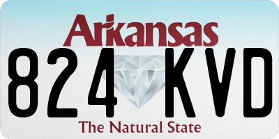 AR license plate 824KVD