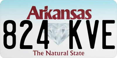 AR license plate 824KVE