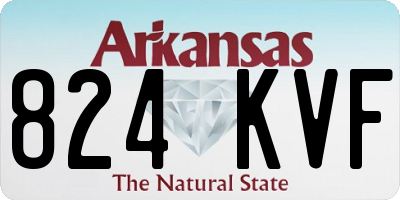 AR license plate 824KVF