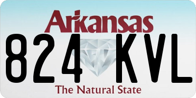 AR license plate 824KVL