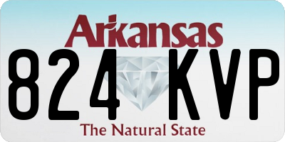 AR license plate 824KVP