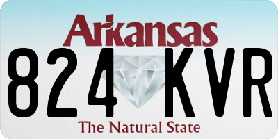 AR license plate 824KVR