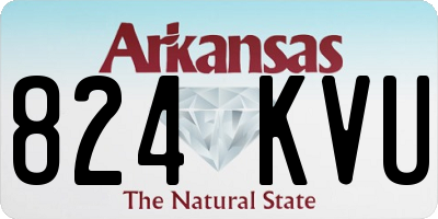 AR license plate 824KVU