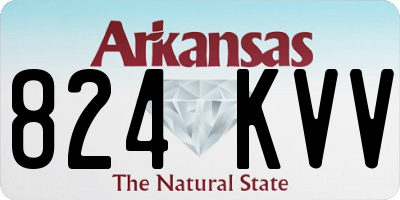 AR license plate 824KVV
