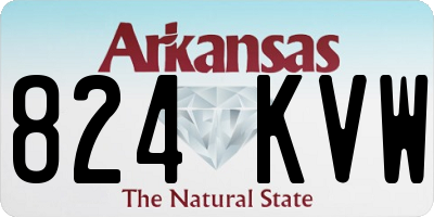 AR license plate 824KVW