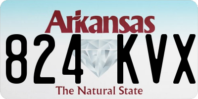 AR license plate 824KVX
