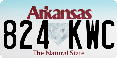 AR license plate 824KWC