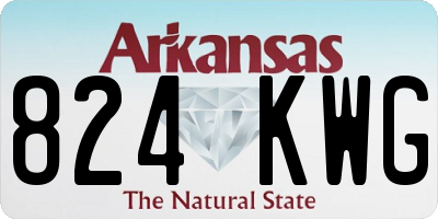 AR license plate 824KWG