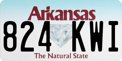 AR license plate 824KWI