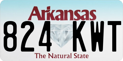 AR license plate 824KWT