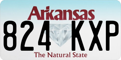 AR license plate 824KXP