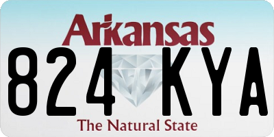 AR license plate 824KYA