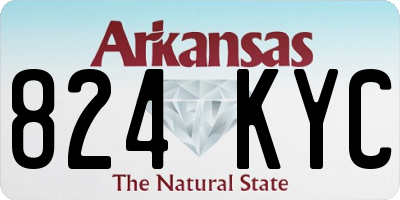 AR license plate 824KYC