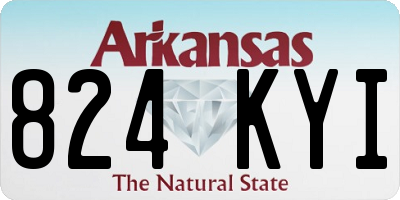 AR license plate 824KYI