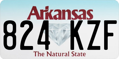 AR license plate 824KZF