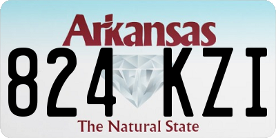 AR license plate 824KZI