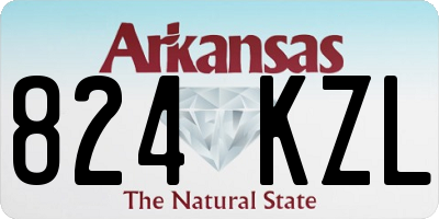 AR license plate 824KZL