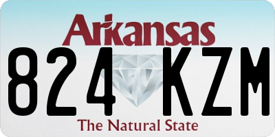 AR license plate 824KZM