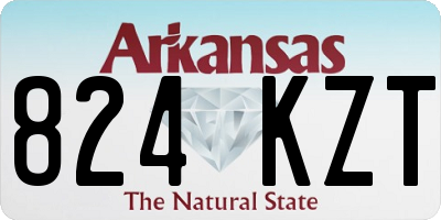 AR license plate 824KZT