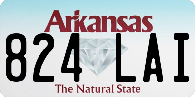 AR license plate 824LAI