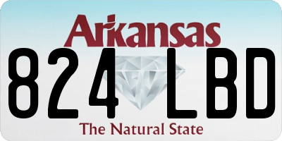 AR license plate 824LBD