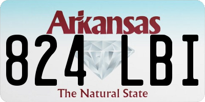 AR license plate 824LBI