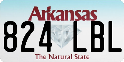 AR license plate 824LBL