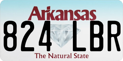 AR license plate 824LBR