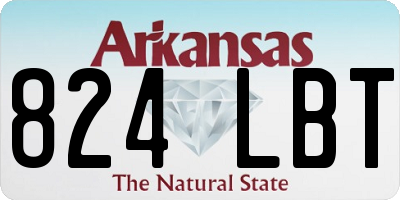 AR license plate 824LBT