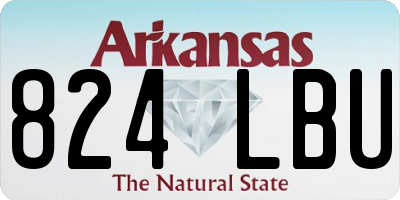 AR license plate 824LBU