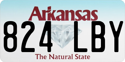 AR license plate 824LBY