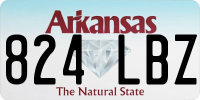 AR license plate 824LBZ