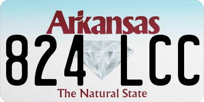 AR license plate 824LCC