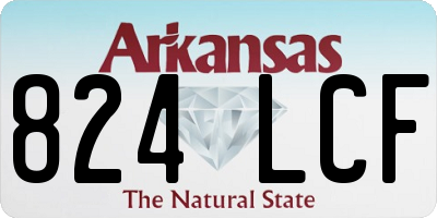 AR license plate 824LCF