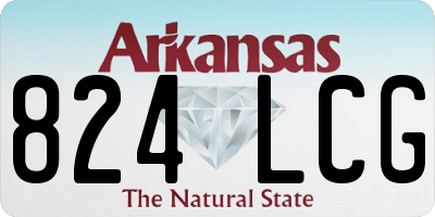 AR license plate 824LCG