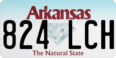 AR license plate 824LCH