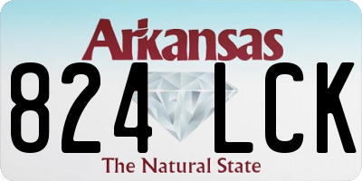 AR license plate 824LCK