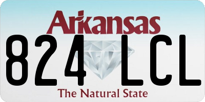AR license plate 824LCL