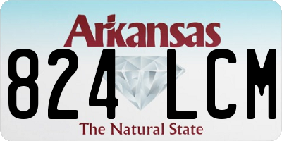 AR license plate 824LCM