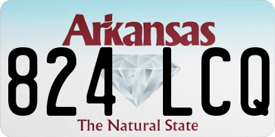 AR license plate 824LCQ