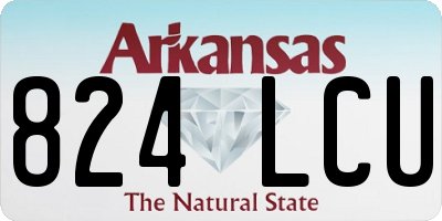 AR license plate 824LCU