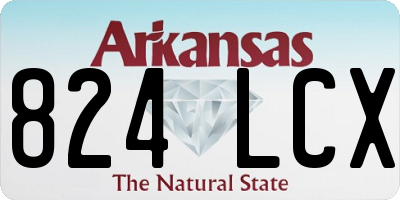AR license plate 824LCX