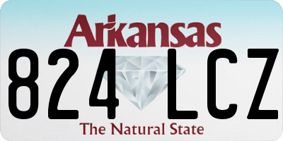 AR license plate 824LCZ