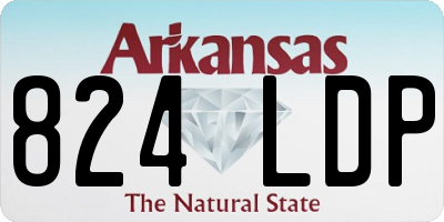 AR license plate 824LDP