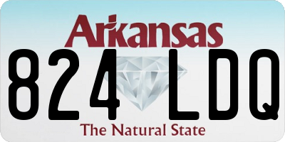 AR license plate 824LDQ