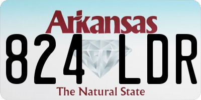 AR license plate 824LDR