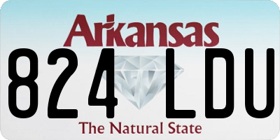 AR license plate 824LDU