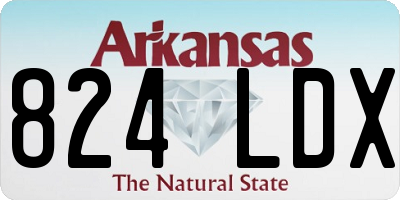 AR license plate 824LDX